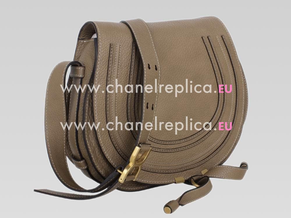 CHLOE Marcie Large Calfskin Crossbody Bag In Nut C452856