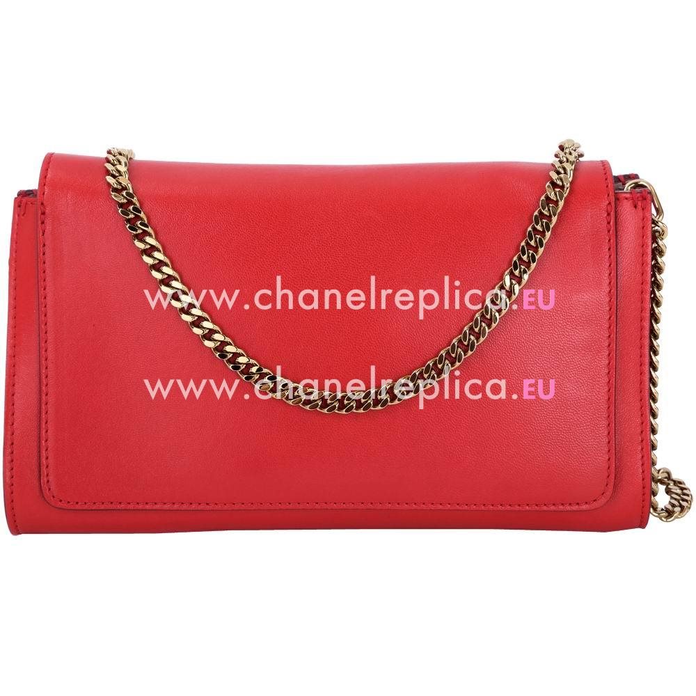 Chloe ELLE Goatskin Hand Bag In Red C417789
