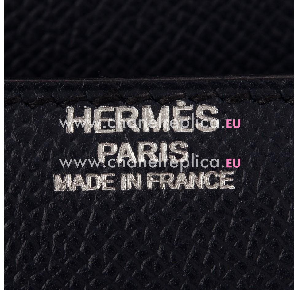 Hermes Constance 24cm Indigo Epsom Leather Palladium Hardware HC1024EPS
