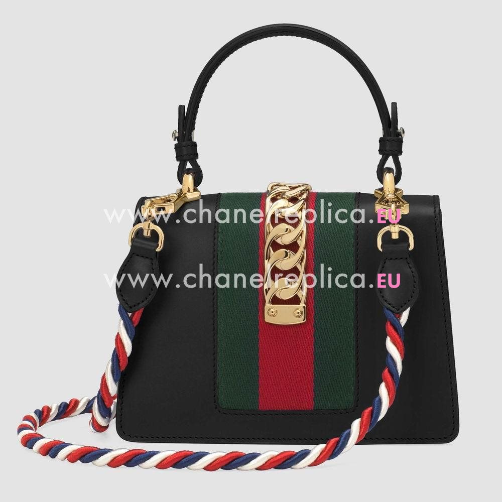Gucci Sylvie leather mini bag 470270 D4ZAG 8015