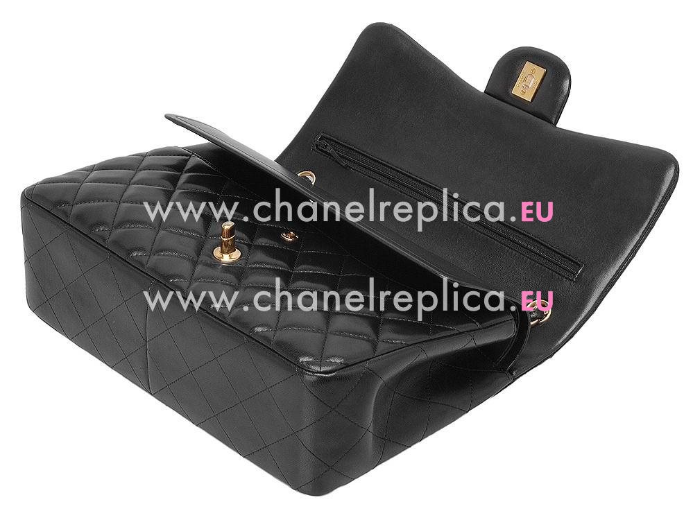 Chanel LambskinJumbo Double Flap Bag Black(Golden) A50995BL