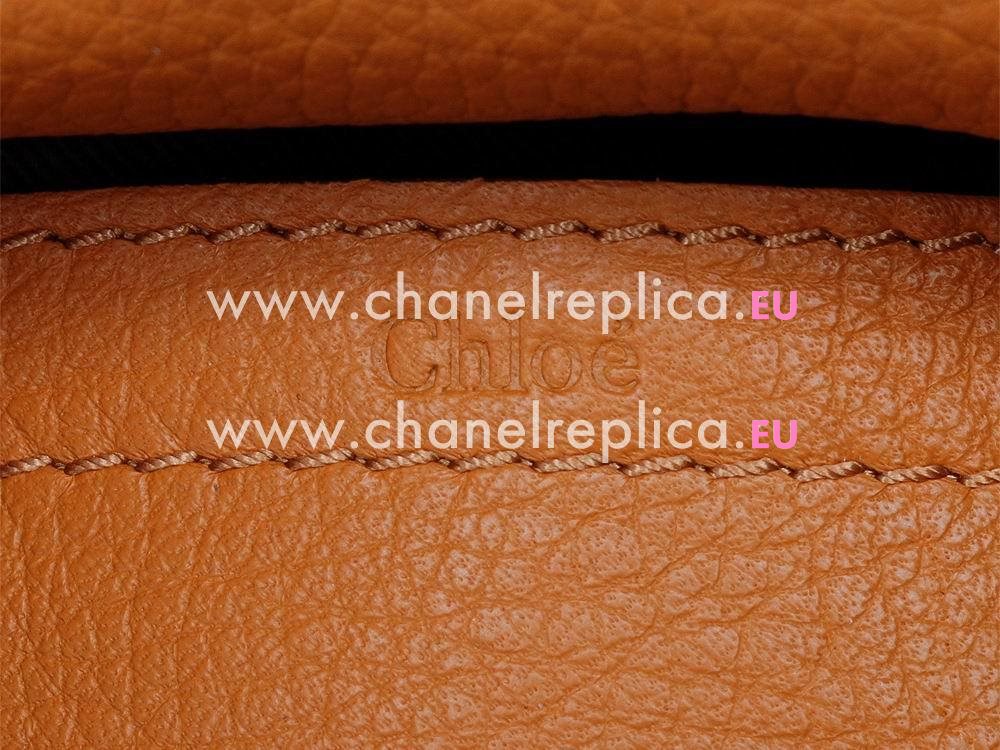 CHLOE Nano Marcie Calfskin Saddle Bag Light Caramel C483353