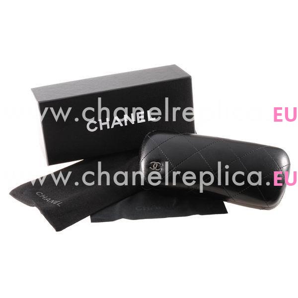 Chanel Classic Logo Black/Silver Frame CN3330H C501