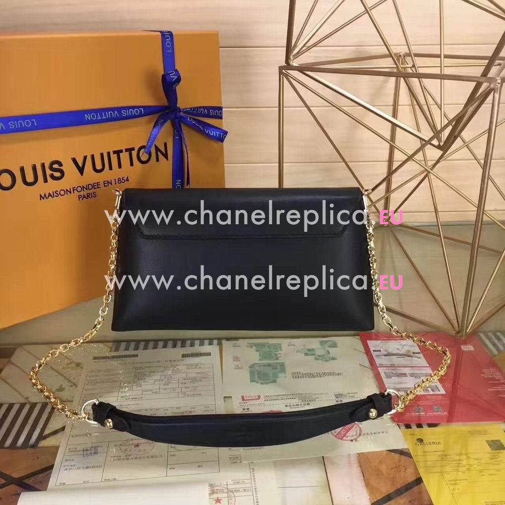 Louis Vuitton Love Note Chain Shoulder Bag Noir M54500