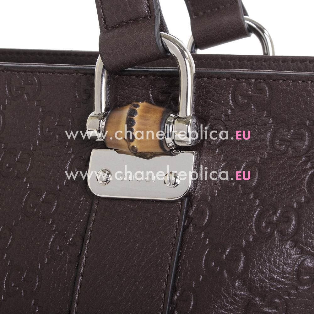 Gucci Emily Guccissima Calfskin Bag In Dark Coffee G5722914