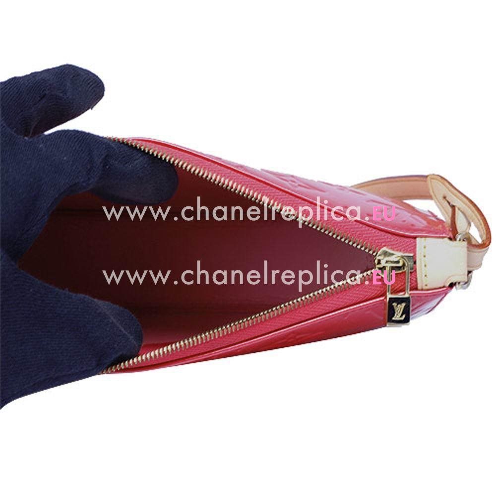 Louis Vuitton Monogram Vernis Patent Leather Hand/shoulder Bag In Peach Pink M91574