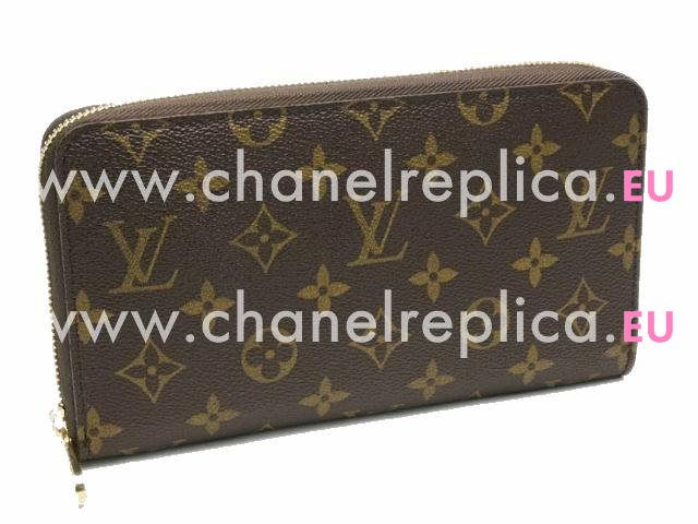 LOUIS VUITTON MONOGRAM Zippy Organizer M60002