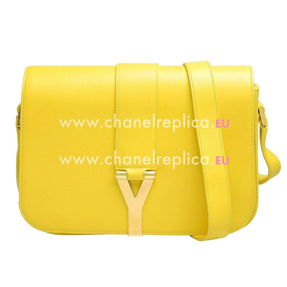 YSL CABAS PETIT Y Calfskin Bag In Yellow YSL5794232