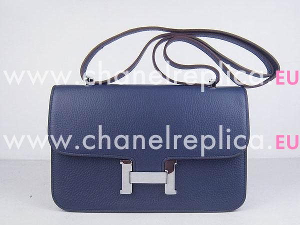 Hermes Constance Bag Micro Mini Deep Blue(Silver) H1020DBS