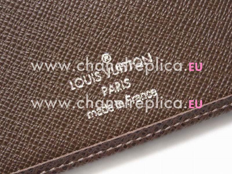 Louis Vuitton Taiga Leather Florin Grizzli Wallet Brown M31118