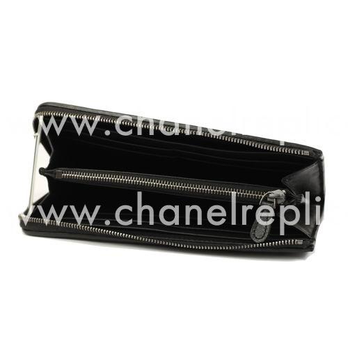 Bottega Veneta Classic Weave Nappa Wallet In Black BV6112902