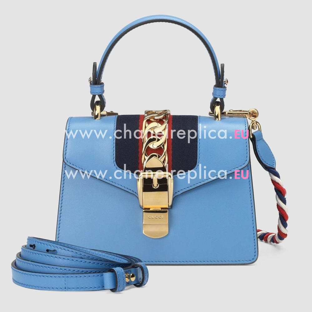 Gucci Sylvie leather mini bag 470270 D4ZAG 4367