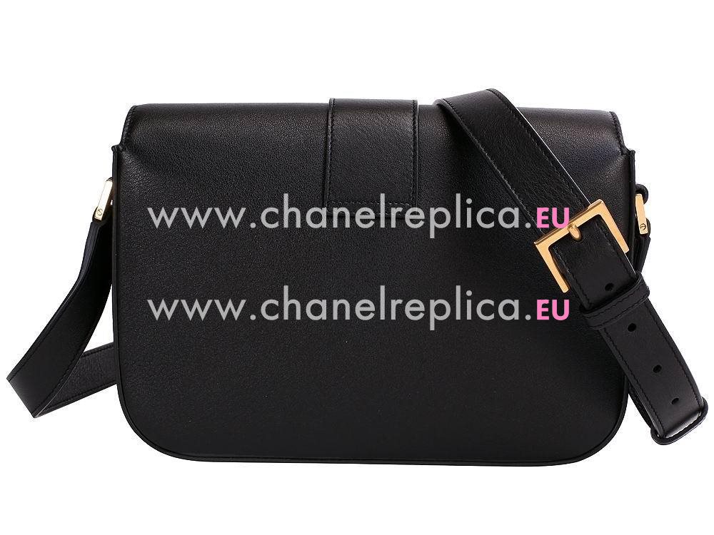 YSL Saint Laurent Cabas Monogram Y Calfskin Bag In Black YSL5265755