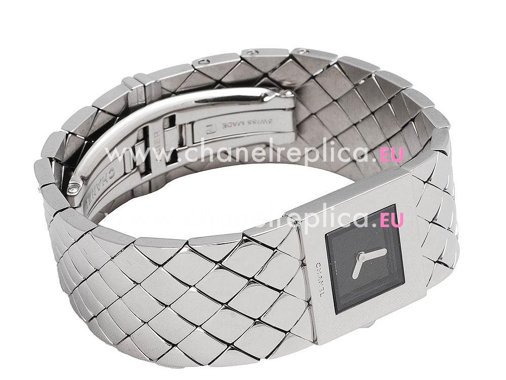 Chanel Matelasse Stainless Steel Quartz Ladies Watch H0009