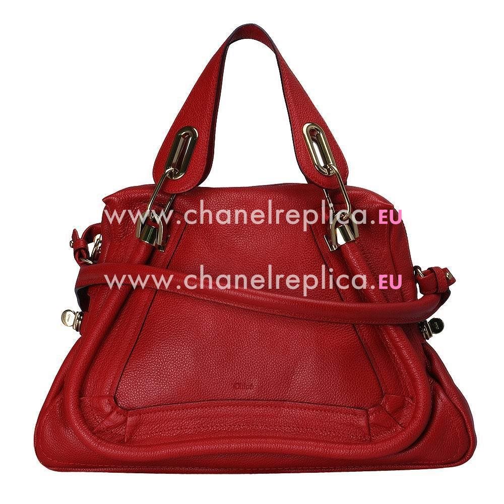 Chloe It Bag Party Caviar Calfskin Bag In Cherry red C5365769