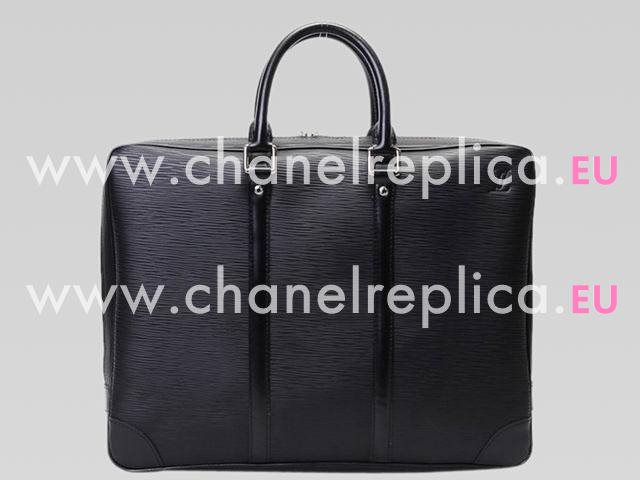 Louis Vuitton Epi Leather Porte-Documents Voyage Black M40321