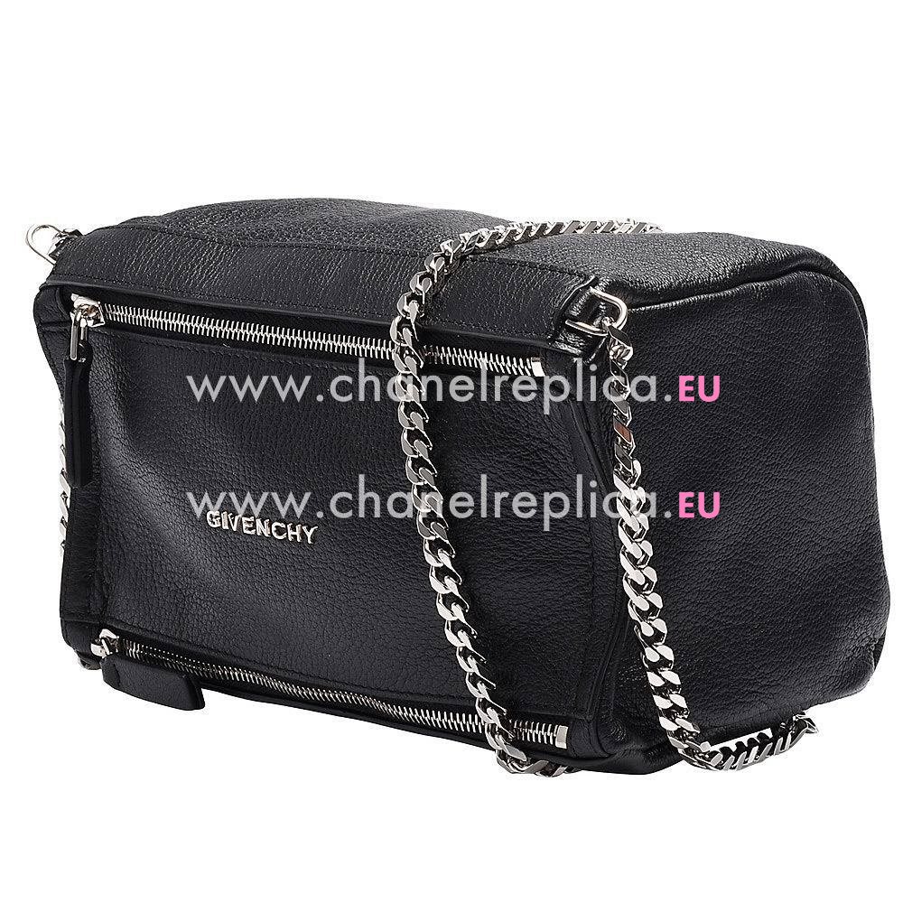 Givenchy Pandora Goatskin Mini Bag In Black Gi6112007