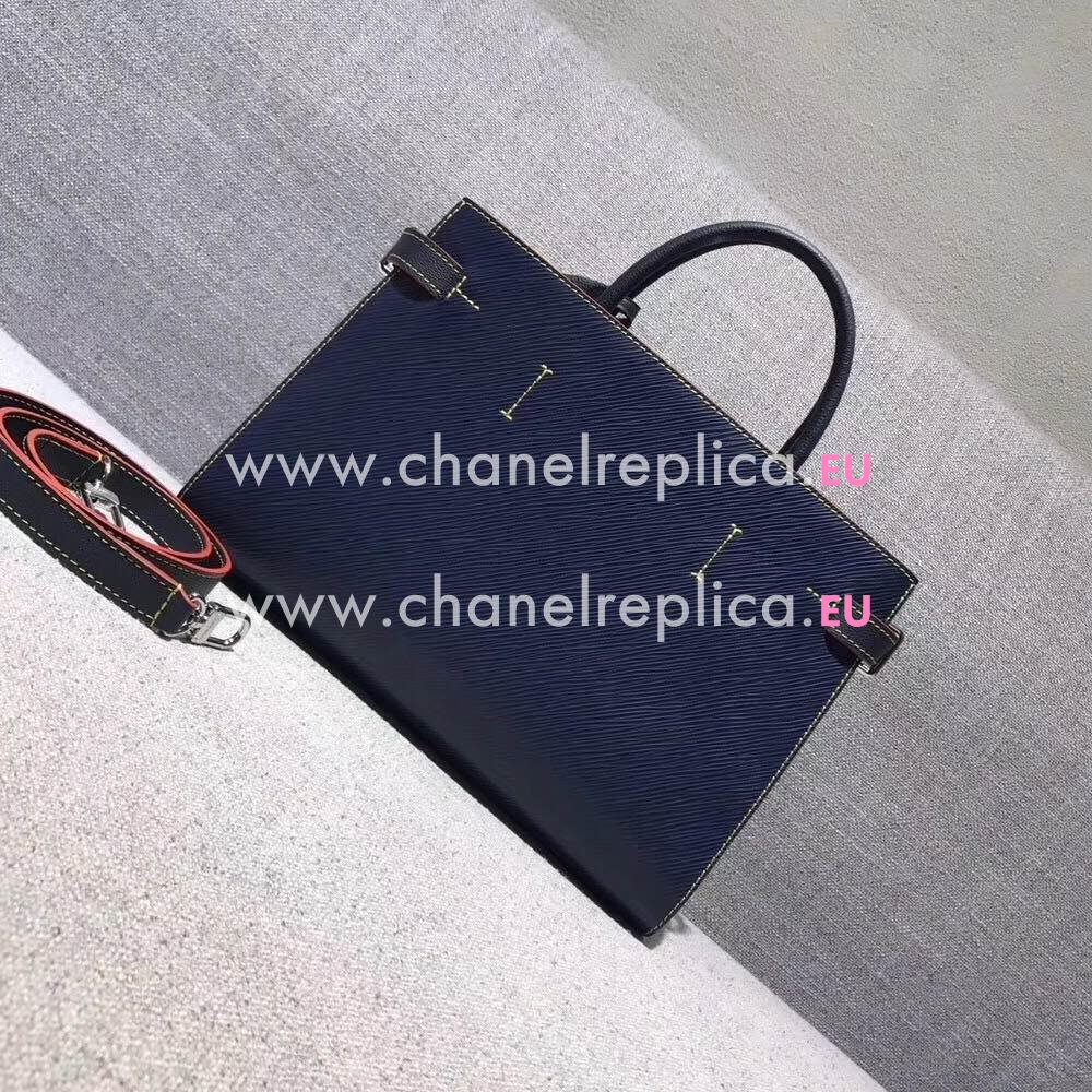 Replica Louis Vuitton Epi Leather Twist Tote Bag Indigo M54980