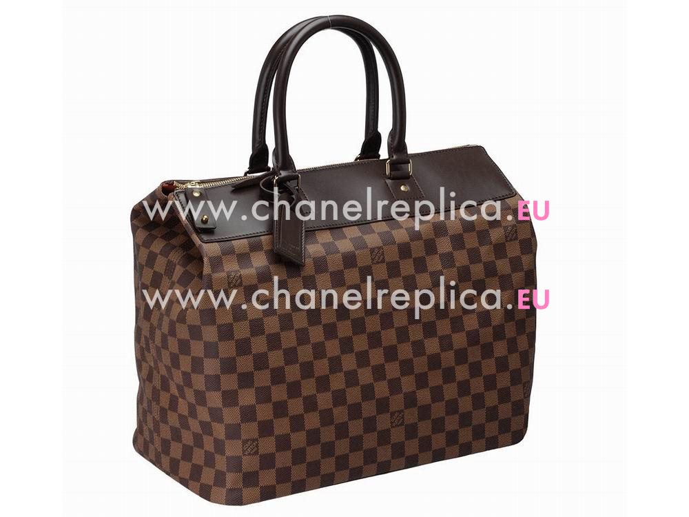 LOUIS VUITTON DAMIER EBENE CANVAS GREENWICH PM N41165