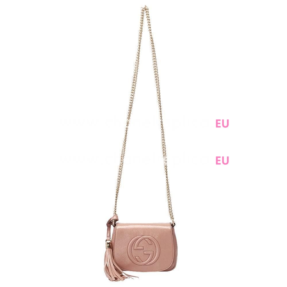Gucci Soho Disco Calfskin Bag In Pink G4992784