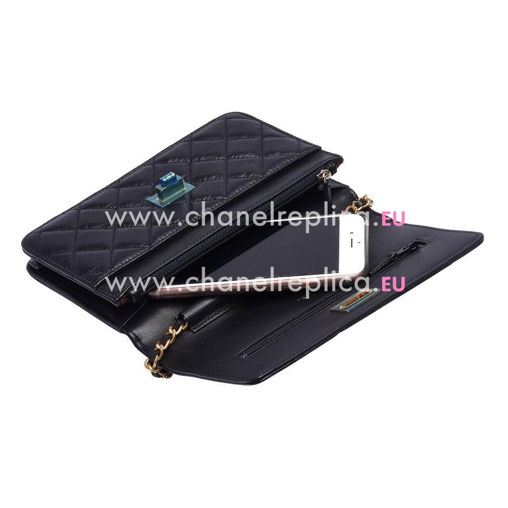 Chanel Lambskin Reissue Woc Gold Chain Bag Black A338148B