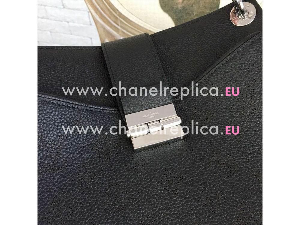 Louis Vuitotn Monogram Mahina Leather Sevres Black M42788