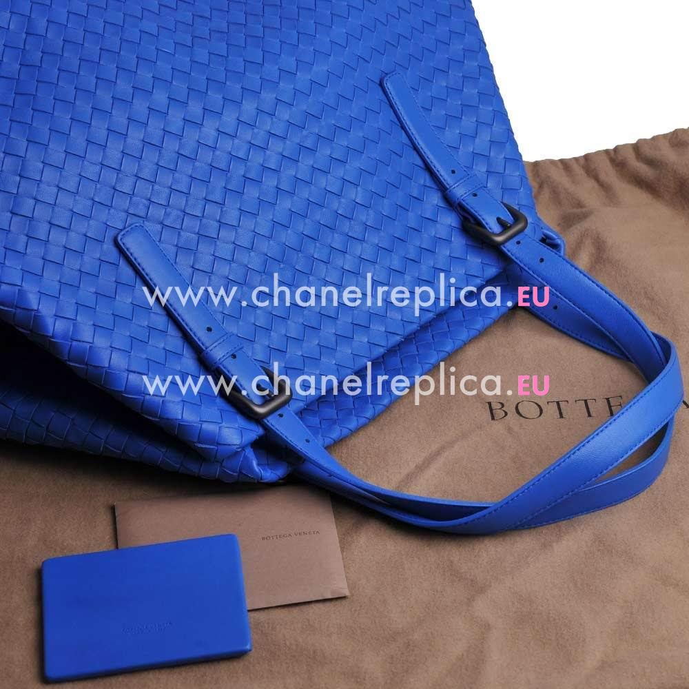 Bottega Veneta Classic Nappa Leather Woven Bag RoyalBlue B5935024