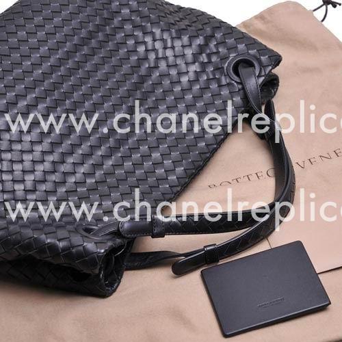 Bottega Veneta Classic Nappa Leather Woven Bag Deep Coffee B4507464