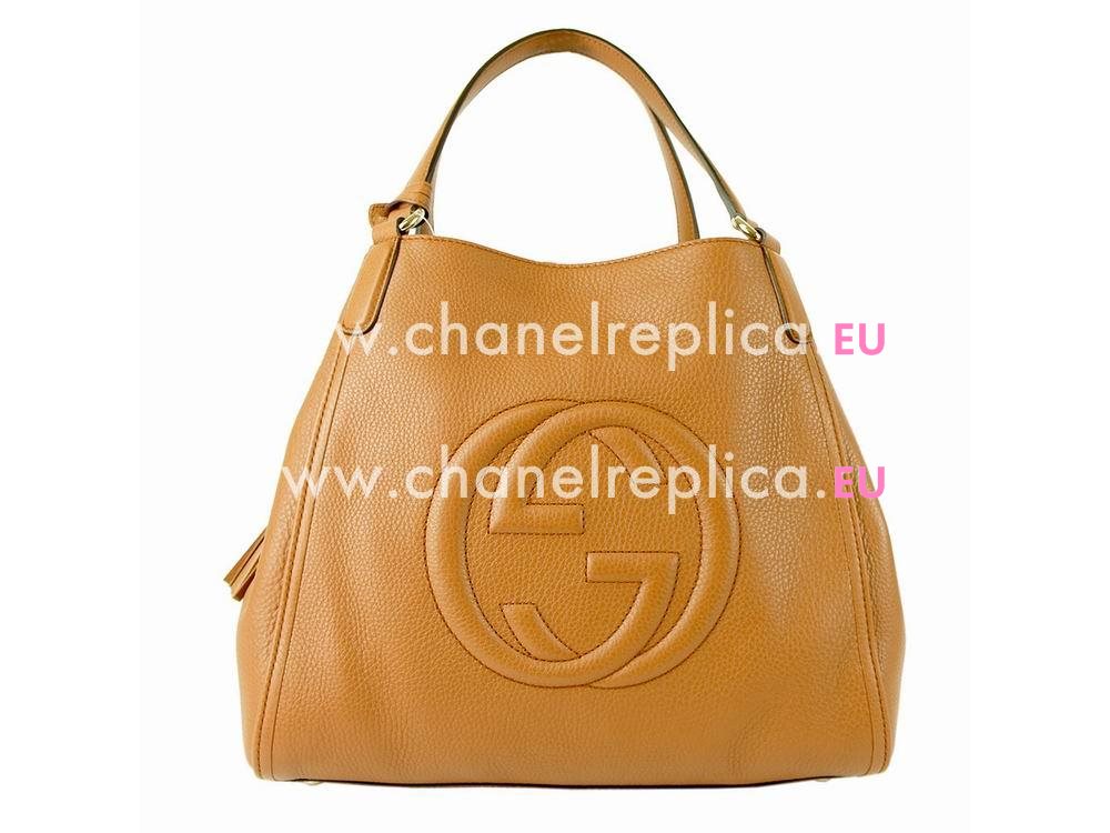 Gucci Soho GG Calfskin Bag Camel G2823092