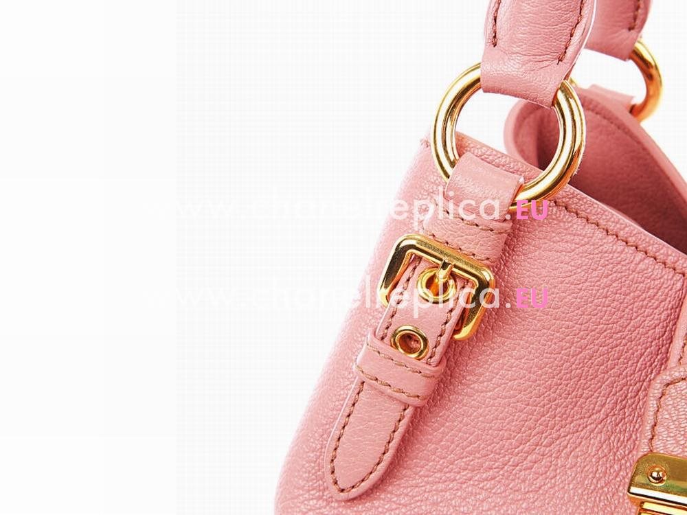 Miu Miu Madras Lambskin Handbag In Pink RNC886