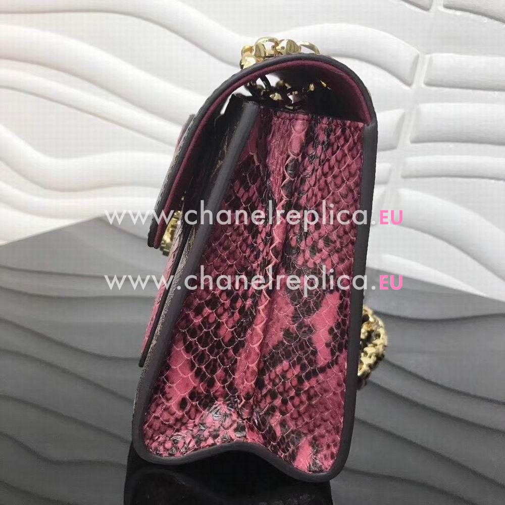 Louis Vuitton Victoire Monogram Canvas Python Bag N93015