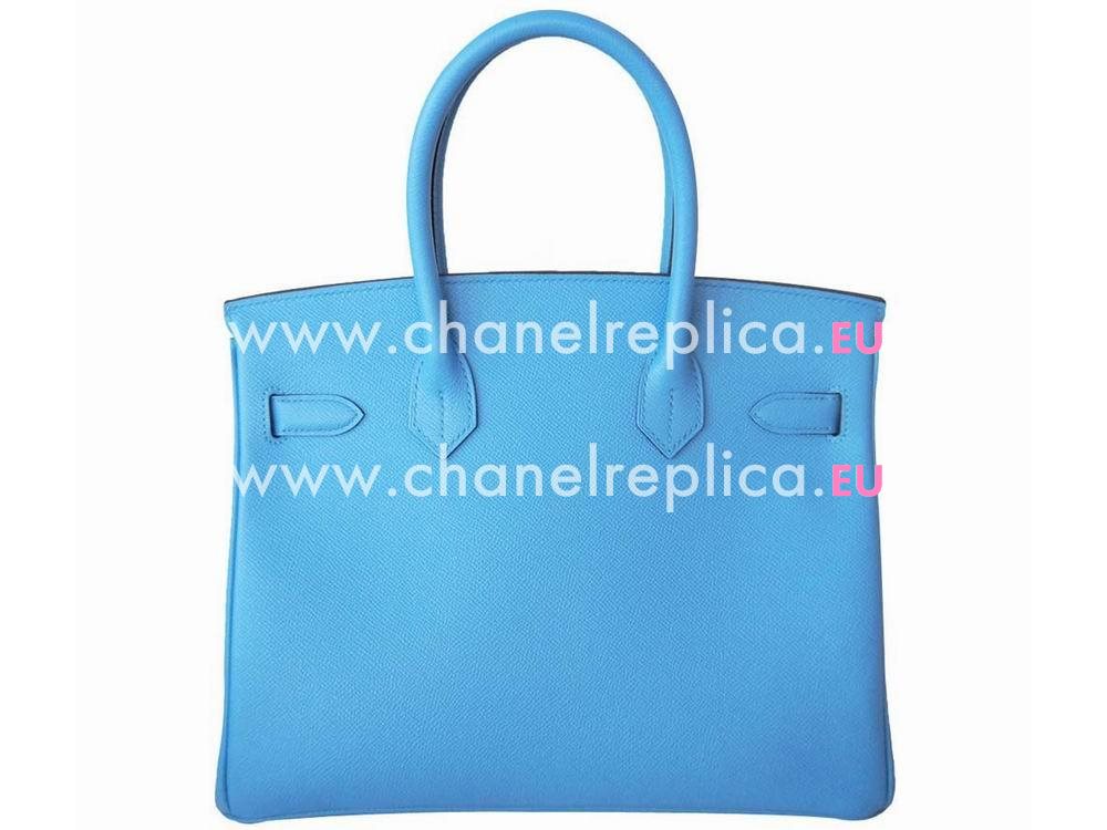 Hermès Birkin 30cm Blue Paradise Epsom Leather GHW HS5555W