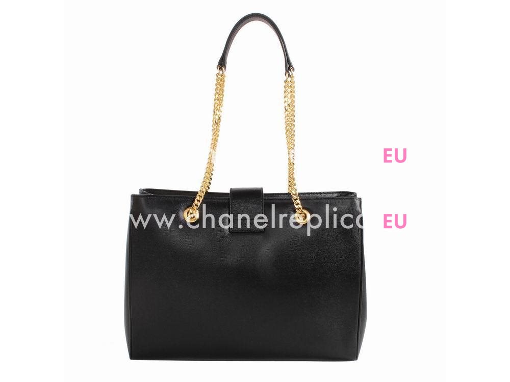 YSL Saint Laurent Calfskin Bag In Black YSL342021