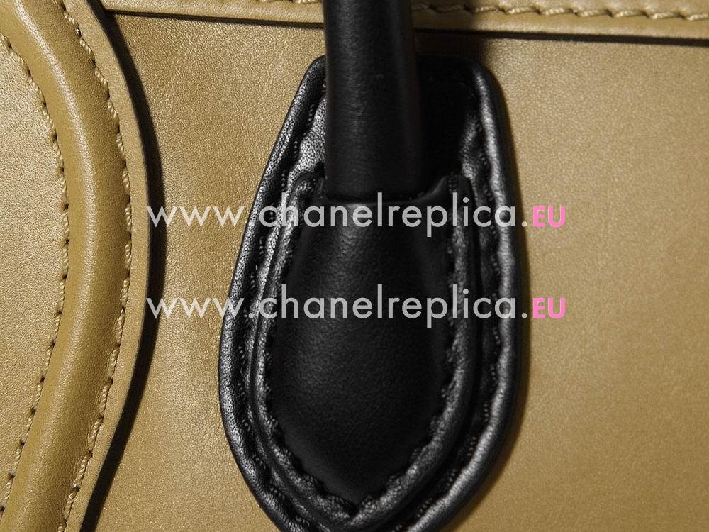 Celine Smooth Calfskin Nano Luggage Micro Earth Yellow CE62027