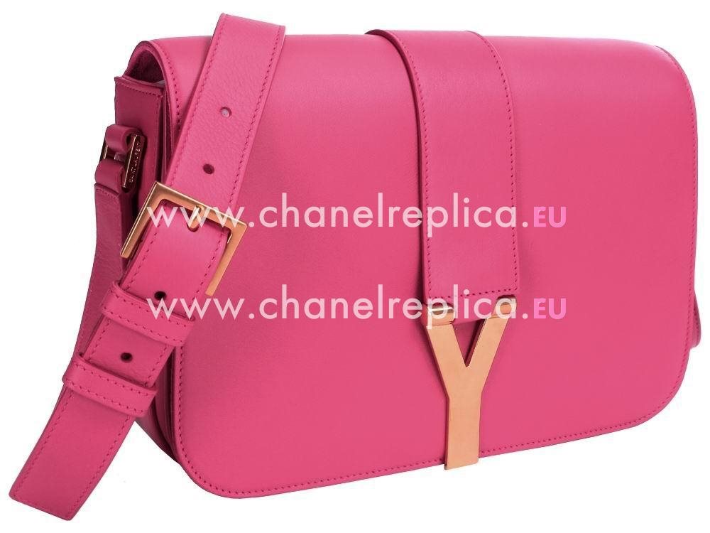 YSL Saint Laurent Cabas Y Calfskin Bag In Pink YSL5265753