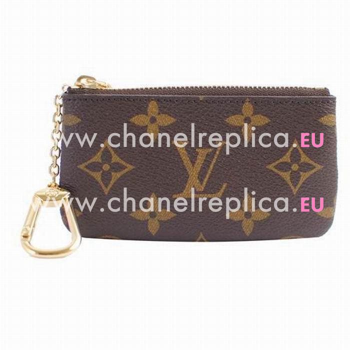 Louis Vuitton Classic Monogram Vernis Leather Zipper Change Purse M62650