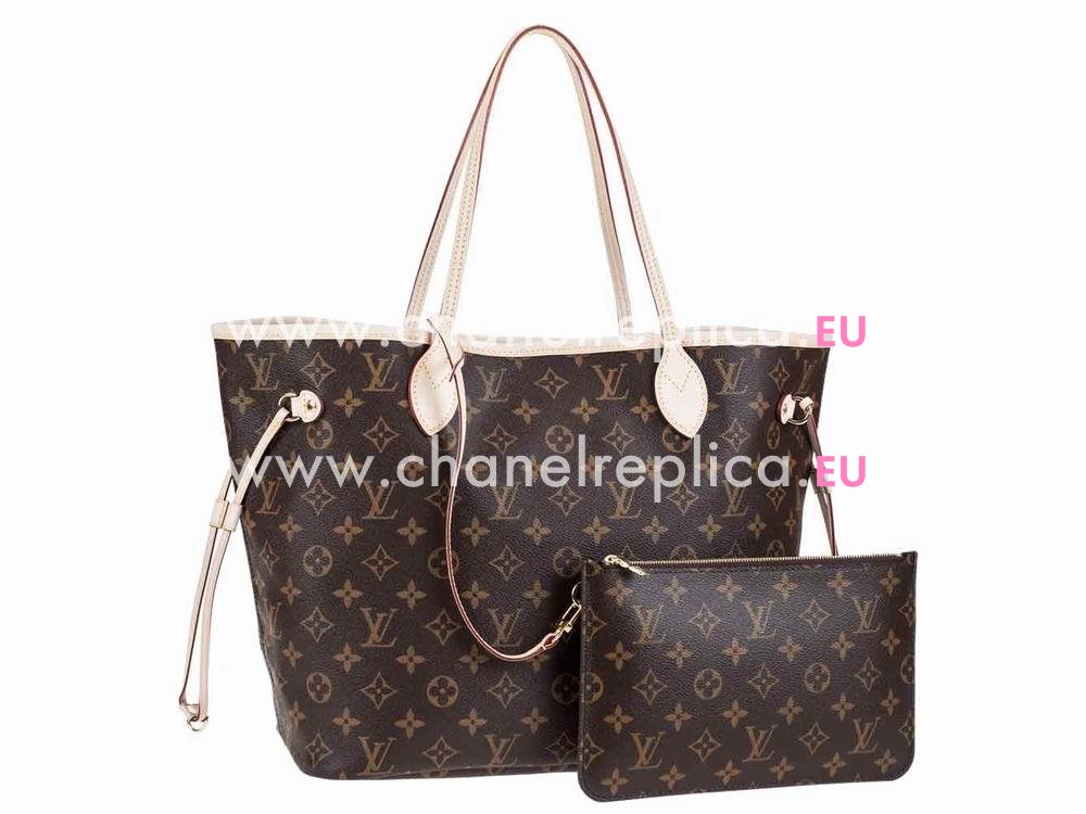 Louis Vuitton Monogram Canvas Neverfull MM Fushcia M40996