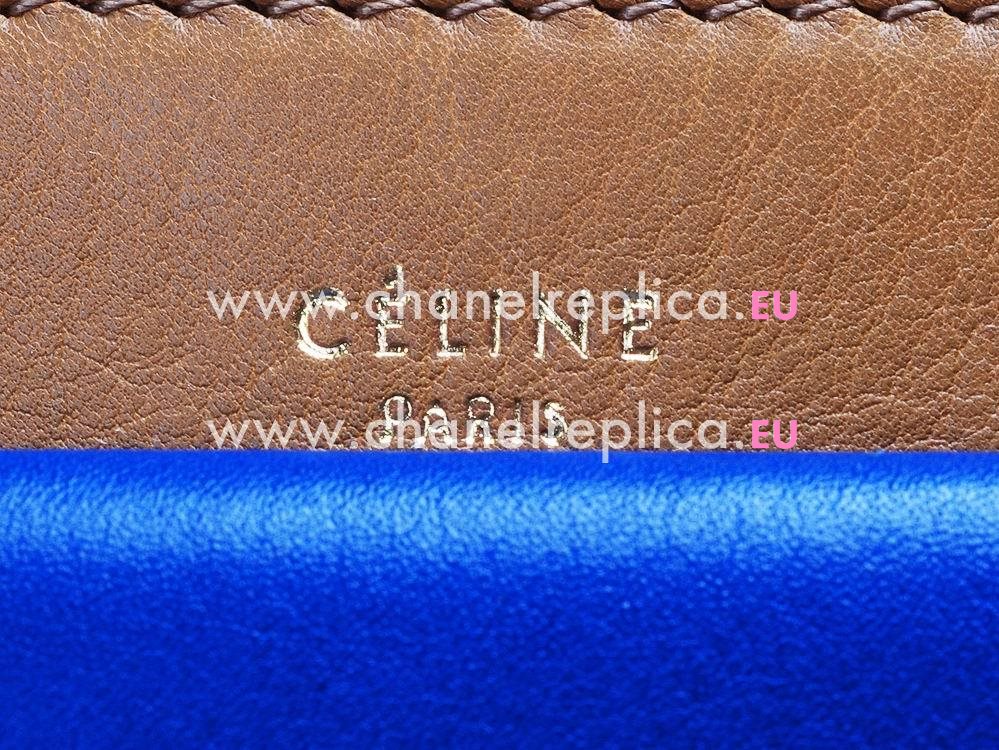 Celine Calfskin Gold Chain Pocket(Brown/Blue/Beige) CE531269