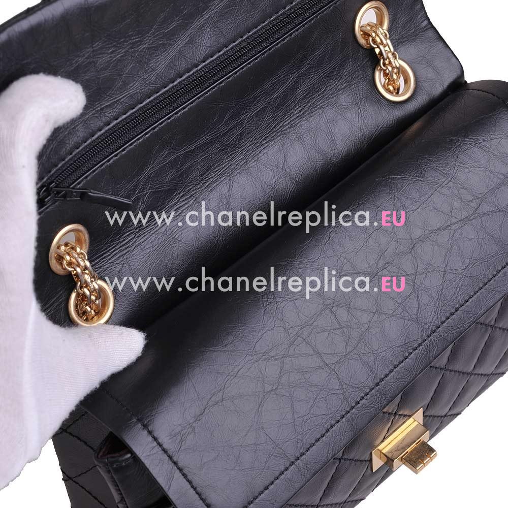 Chanel Jumbo Reissue Aged Calfskin Bag Black (Antique-Gold) A375866