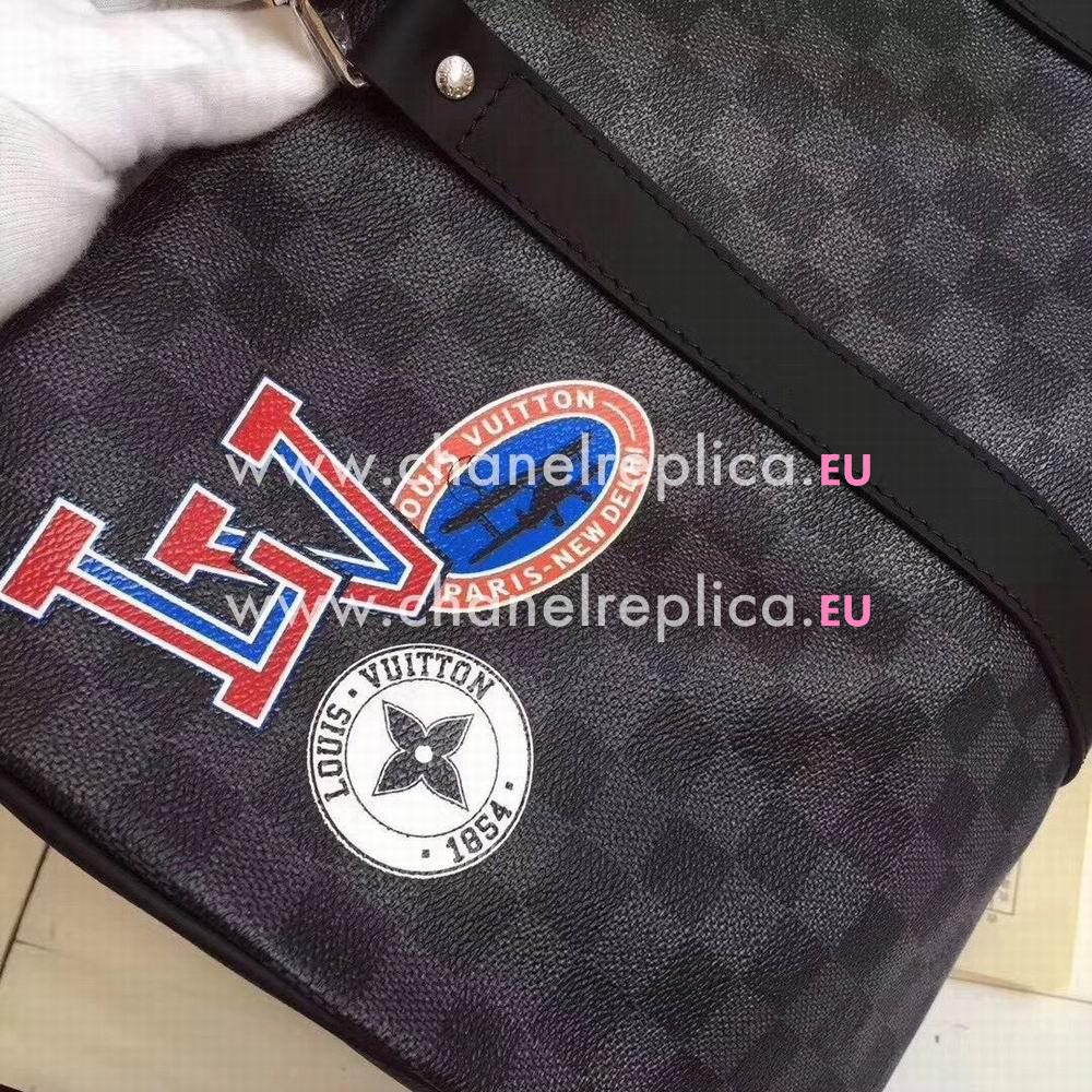 Louis Vuitton Keepall 45 Bandouliere Damier Canvas Bag M41057