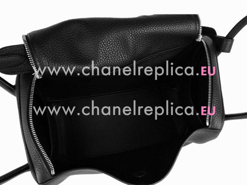 Hermes Lindy 34 Black Clemence Leather Bag LD34-89-TC-T-N
