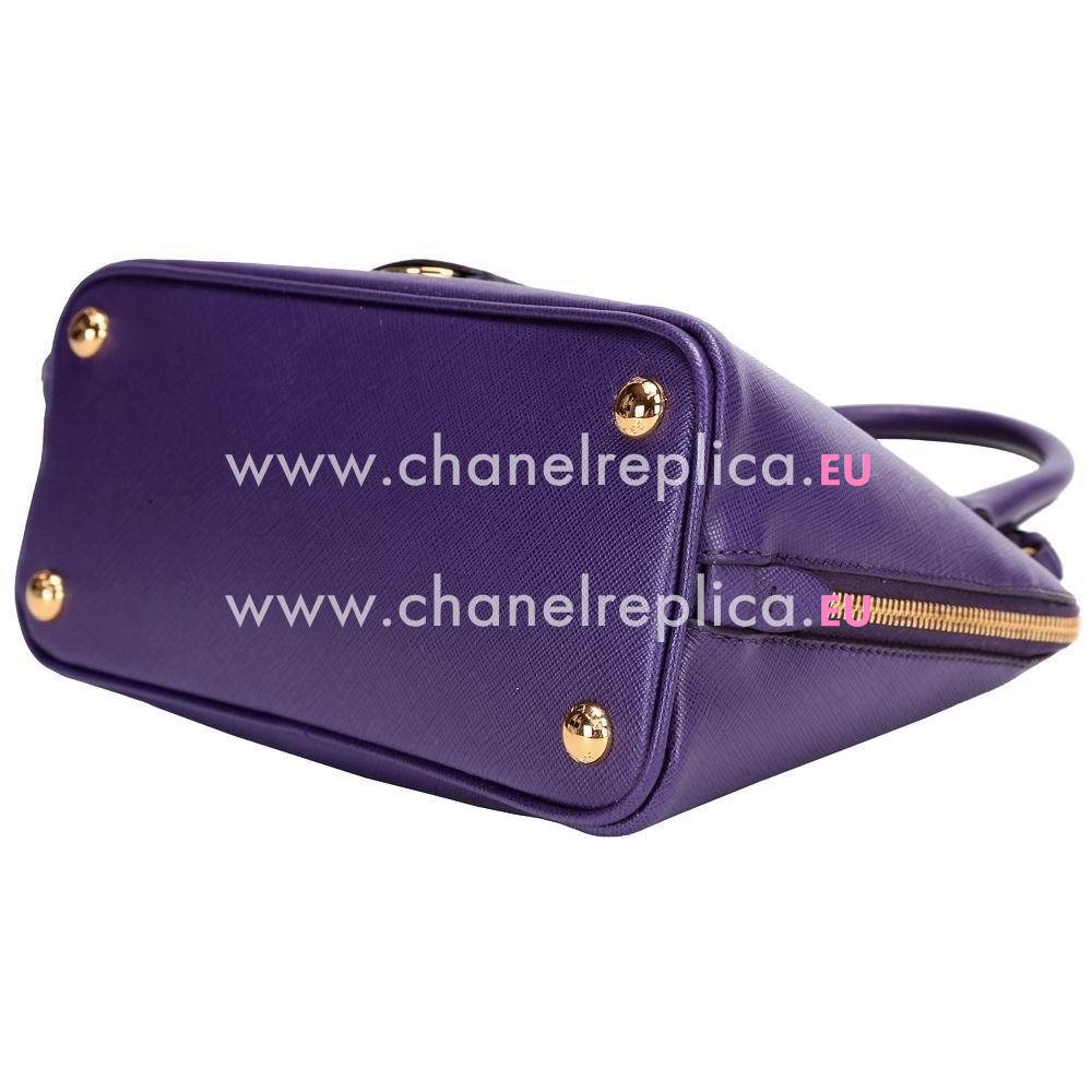 Prada Lux Saffiano Cowhide Handle/Shoulder Mini Bag Purple PR5363304