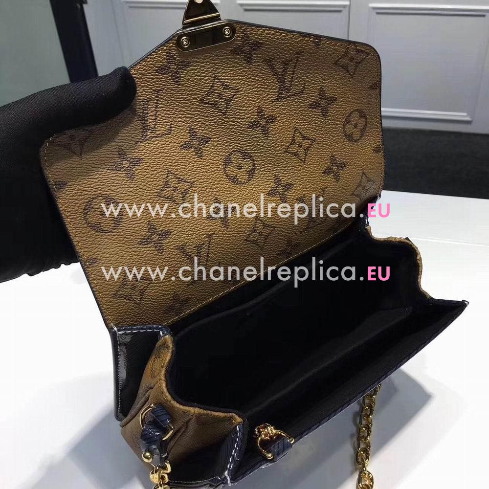 Louis Vuitton Pochette Metis EPI Leather Monogram Canvas Chain Mini Bag M54990