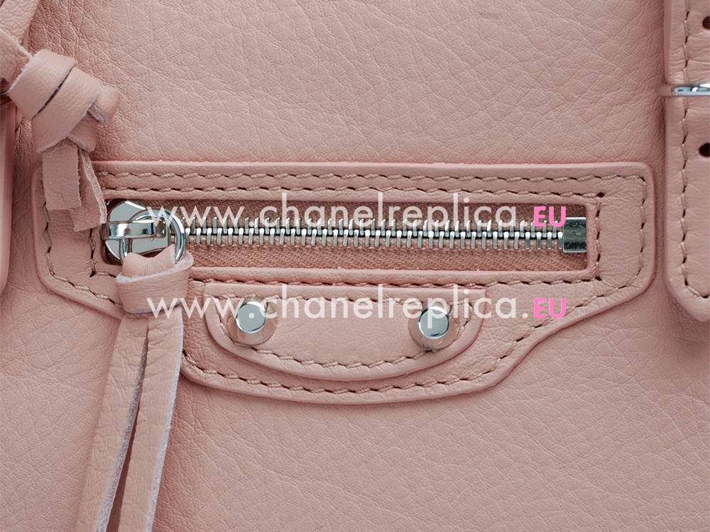 Balenciage Papier Calfskin Silvery hardware Bag Pink B2055074