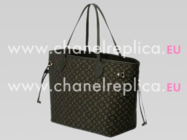 Louis Vuitton Monogram Idylle Neverfull MM Fusain M40513