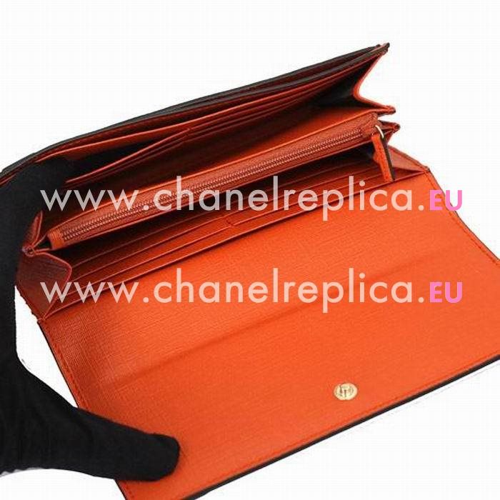 Gucci Nice Supreme GG Plus PVC Wellets In Orange G6111406