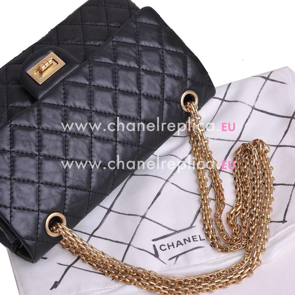 Chanel Jumbo Reissue Aged Calfskin Bag Black (Antique-Gold) A375866