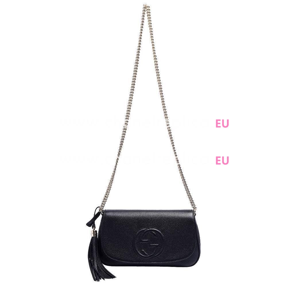 Gucci Soho GG Calfskin Bag Black G5594650