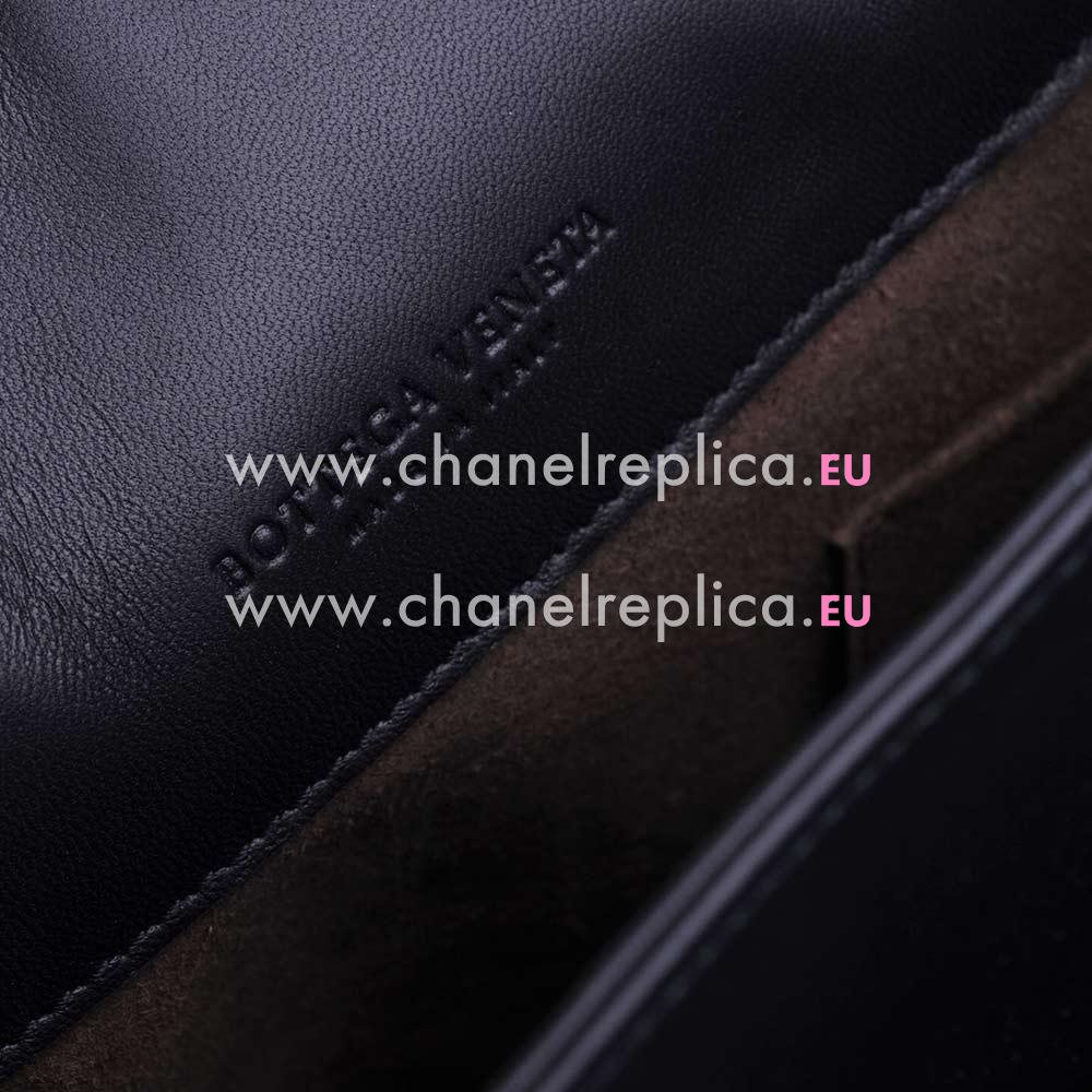 Bottega Veneta Classic Nappa Leather Woven Bag Night Blue BV223377
