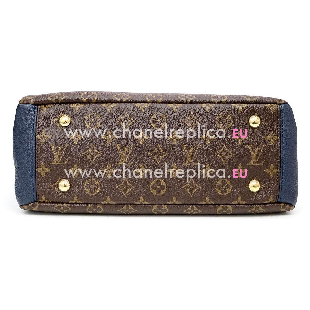 Louis Vuitton Monogram Canvas & Calfskin Leather Pallas In Raisin M44042